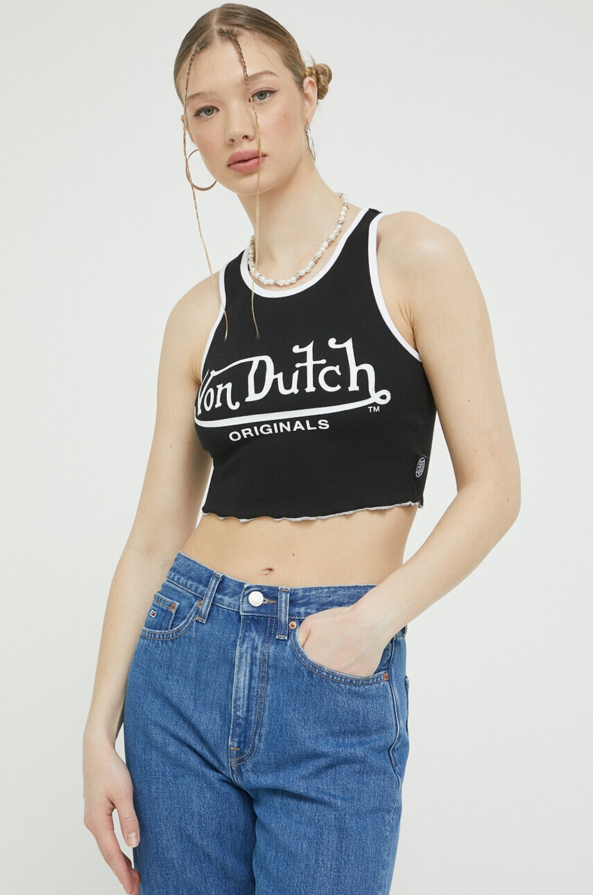 Von Dutch Топ дамски в черно - Pepit.bg
