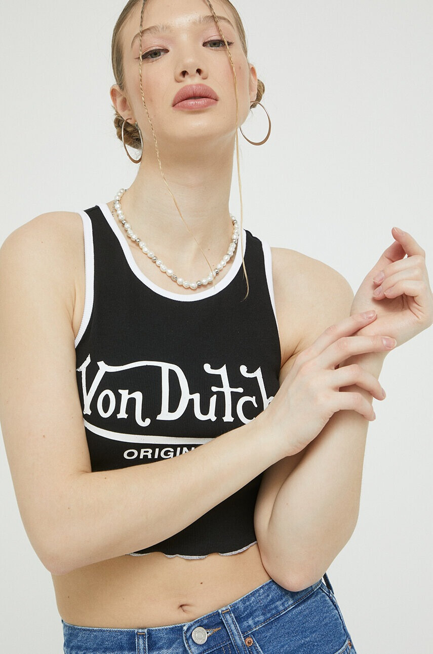 Von Dutch Топ дамски в черно - Pepit.bg