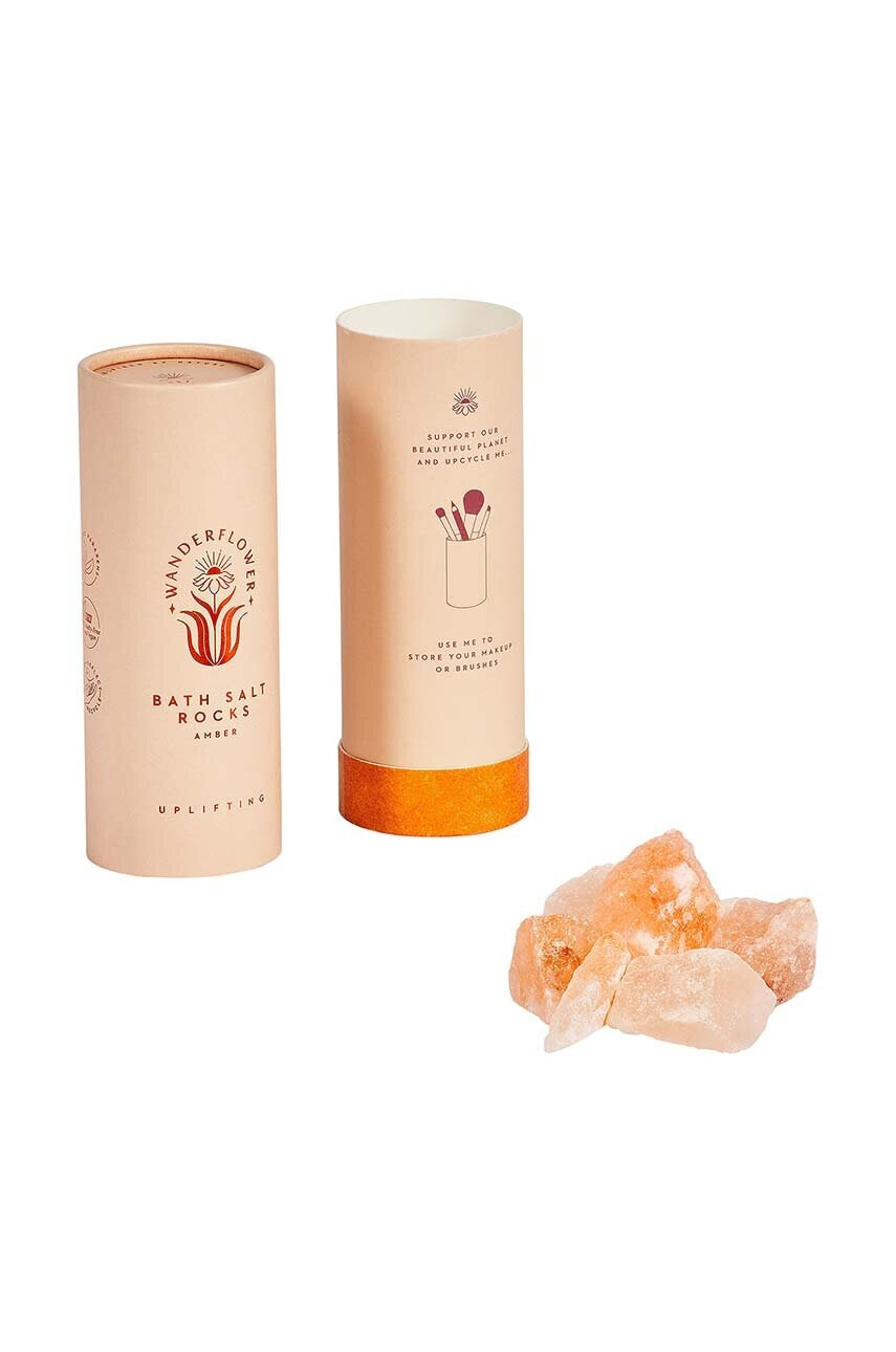 Wanderflower Хималайска сол за вана с кехлибар Bath Salt Rocks Amber 150 g - Pepit.bg
