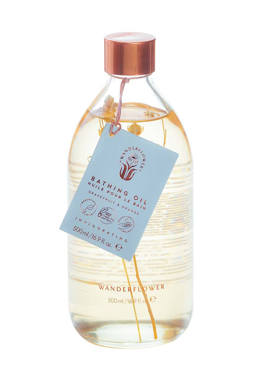 Wanderflower Олио за баня Invigorating Grapefruit & Orange 500 ml - Pepit.bg