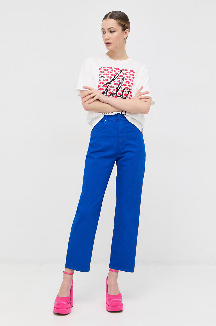 Weekend Max Mara Дънки в с висока талия - Pepit.bg