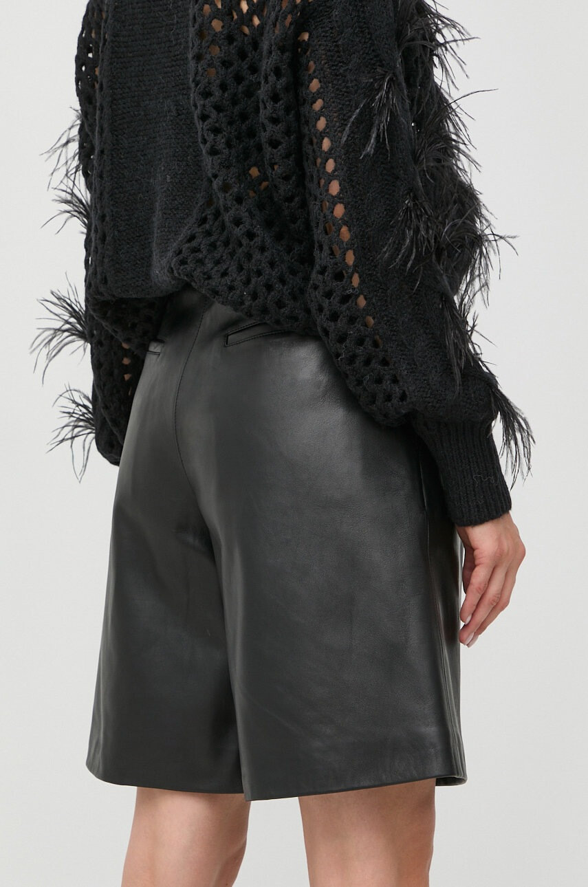 Weekend Max Mara Кожени къси панталони - Pepit.bg