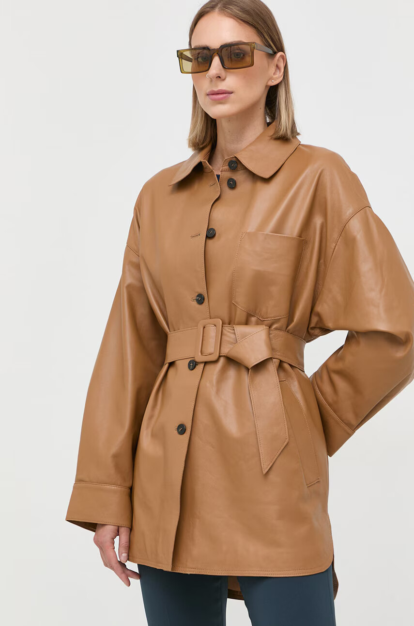 Weekend Max Mara Кожено палто - Pepit.bg