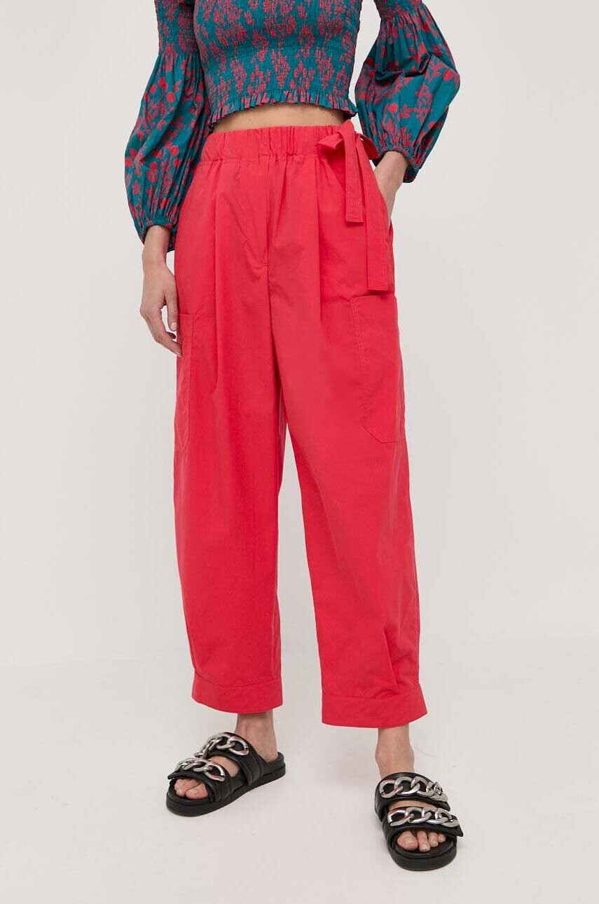 Weekend Max Mara Памучен панталон - Pepit.bg