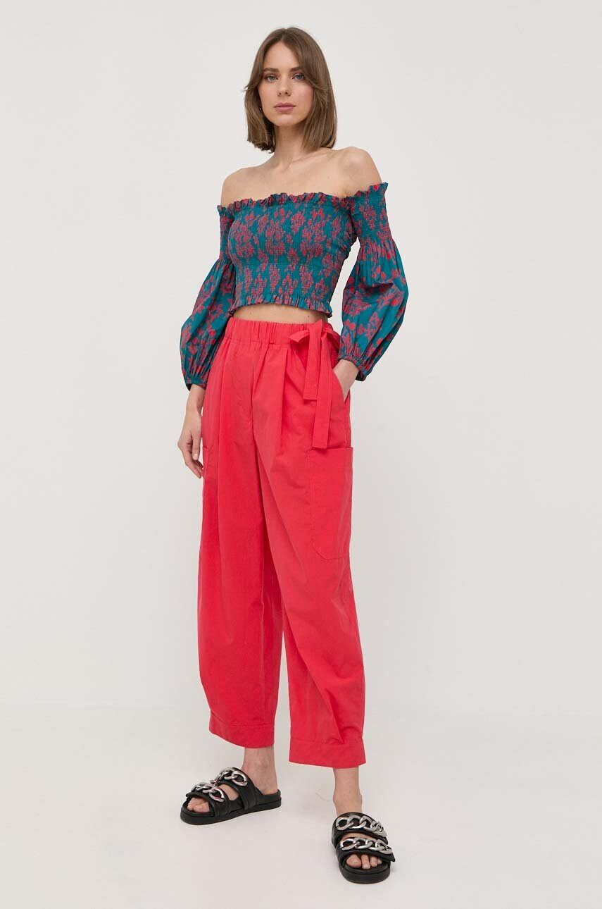 Weekend Max Mara Памучен панталон - Pepit.bg