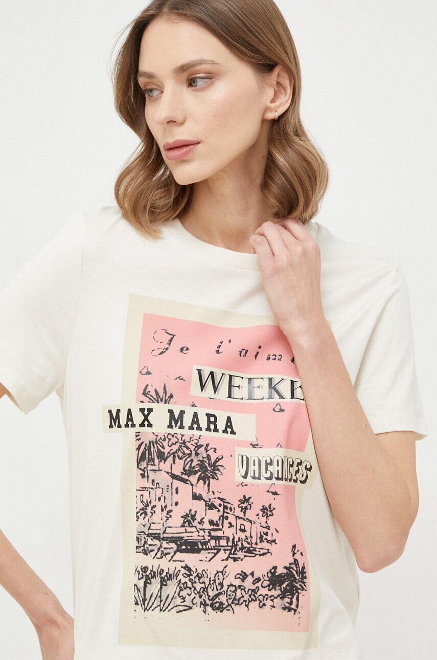 Weekend Max Mara Памучна тениска - Pepit.bg