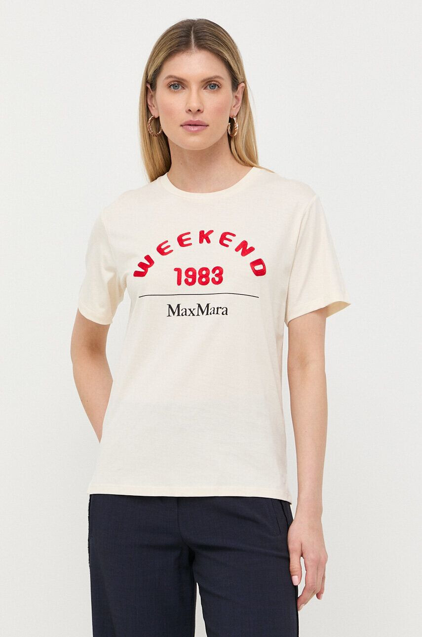 Weekend Max Mara Памучна тениска - Pepit.bg