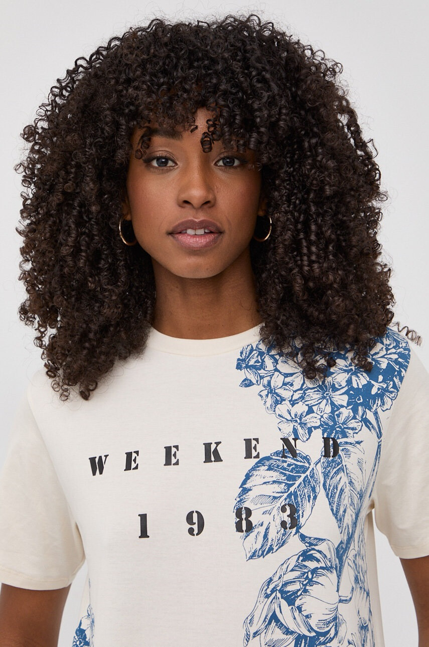 Weekend Max Mara Памучна тениска - Pepit.bg