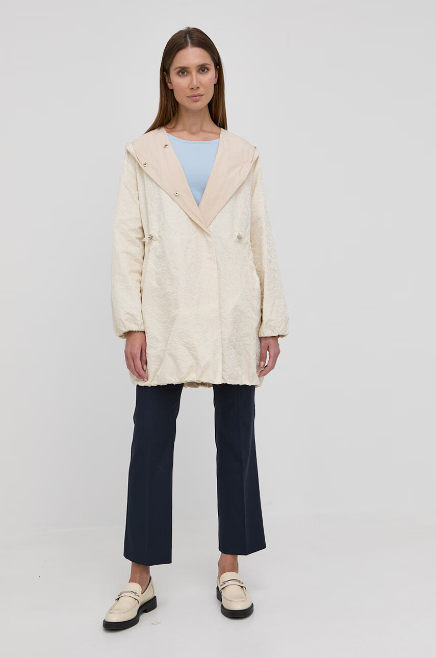 Weekend Max Mara Парка с две лица в бежово преходен модел - Pepit.bg