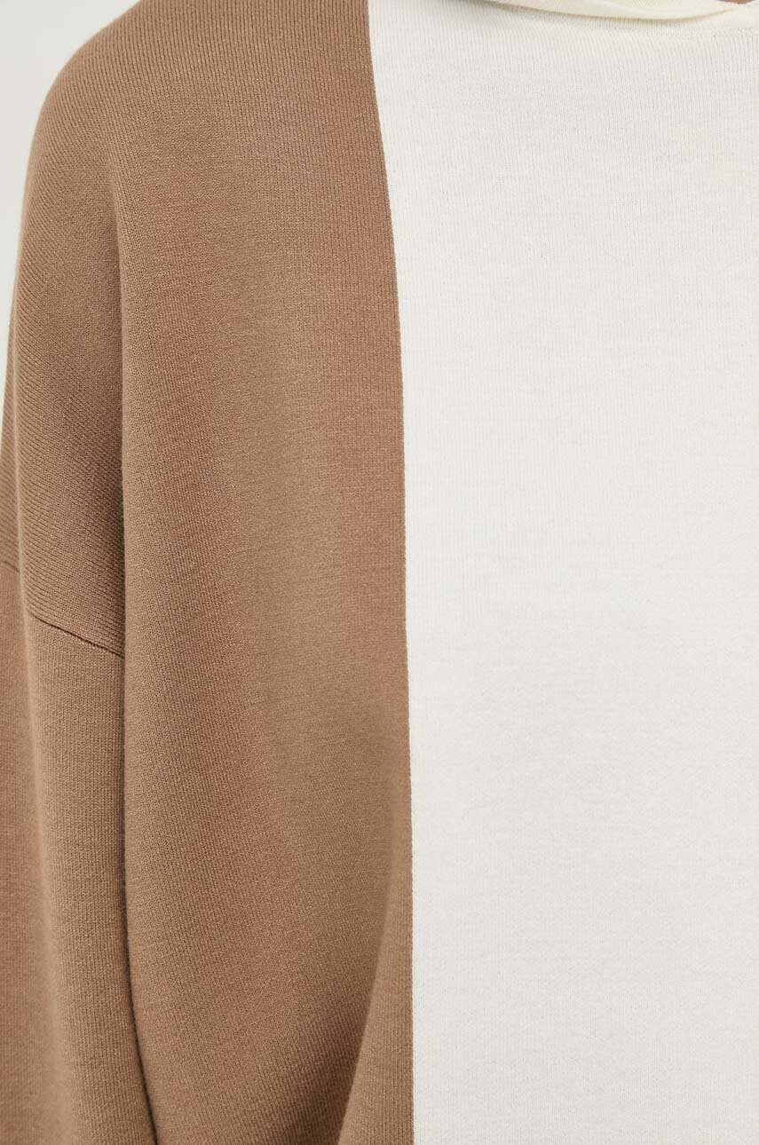 Weekend Max Mara Пуловер дамски в кафяво от лека материя - Pepit.bg