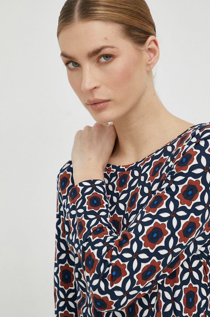 Weekend Max Mara Рокля в тъмносиньо среднодълга разкроен модел - Pepit.bg