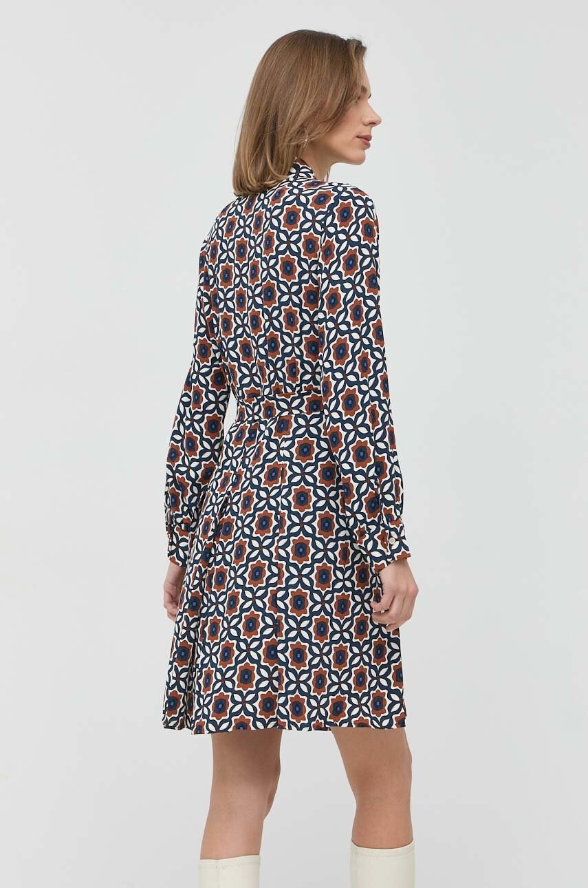 Weekend Max Mara Рокля в синьо къса разкроен модел - Pepit.bg