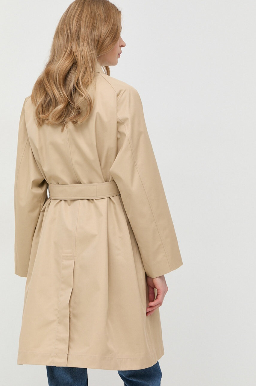 Weekend Max Mara Шлифер дамски в бежово преходен модел - Pepit.bg