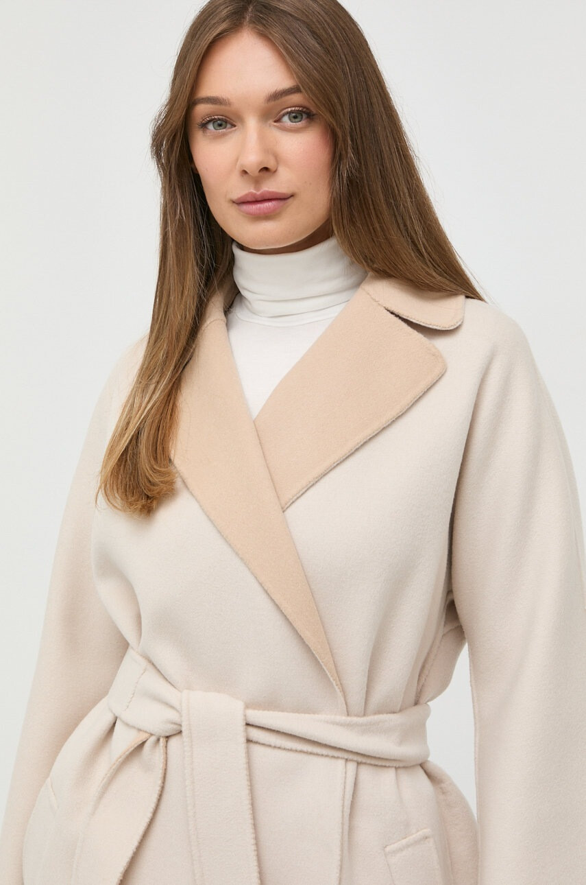 Weekend Max Mara Вълнено палто с две лица - Pepit.bg