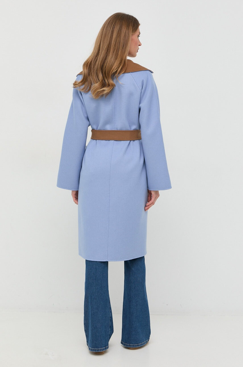 Weekend Max Mara Вълнено палто с две лица - Pepit.bg