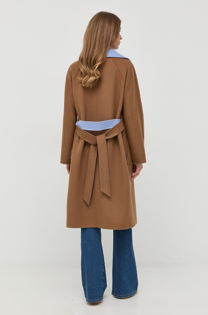 Weekend Max Mara Вълнено палто с две лица - Pepit.bg