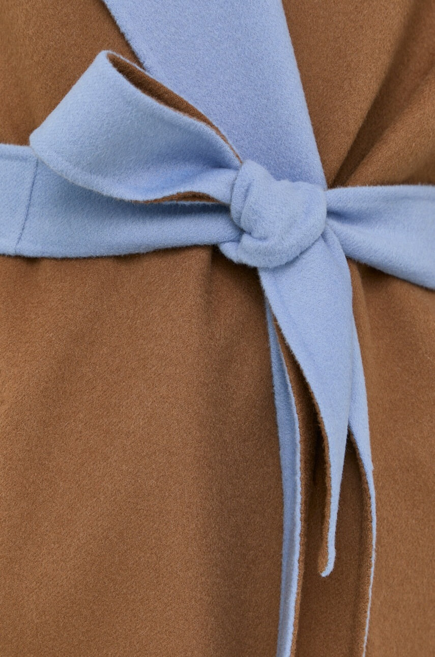 Weekend Max Mara Вълнено палто с две лица - Pepit.bg