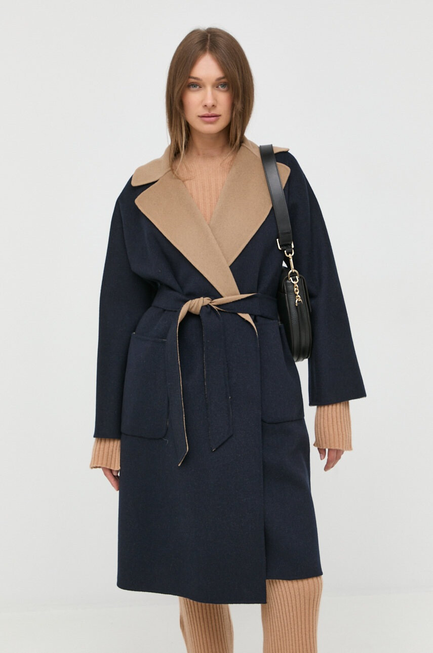 Weekend Max Mara Вълнено палто с две лица - Pepit.bg