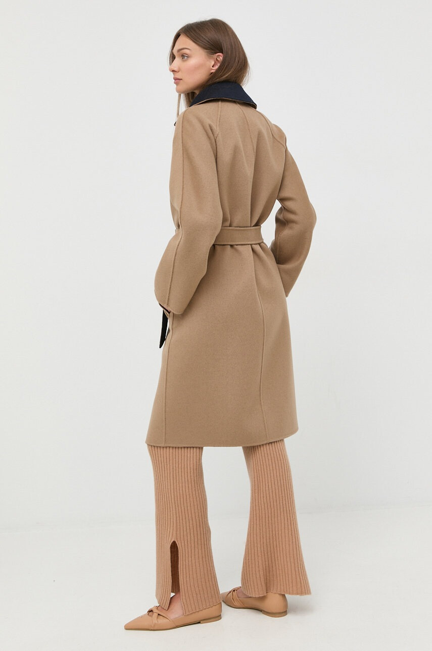 Weekend Max Mara Вълнено палто с две лица - Pepit.bg