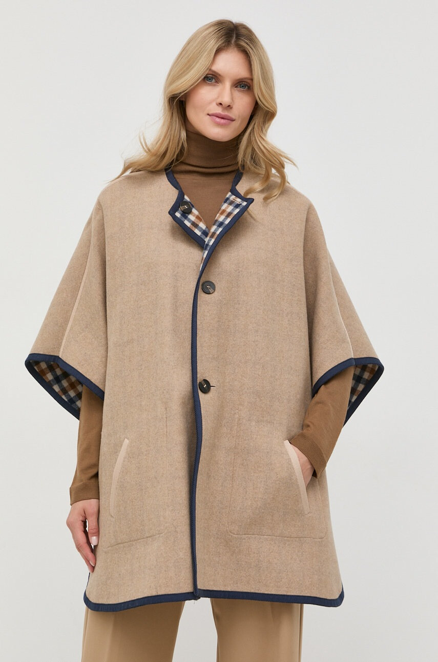 Weekend Max Mara Вълнено палто с две лица - Pepit.bg