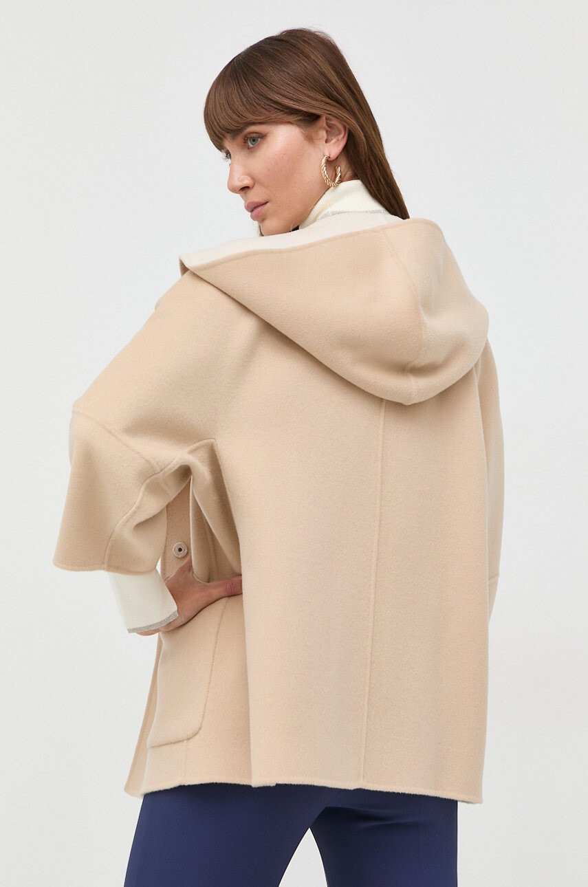 Weekend Max Mara Вълнено палто с две лица - Pepit.bg