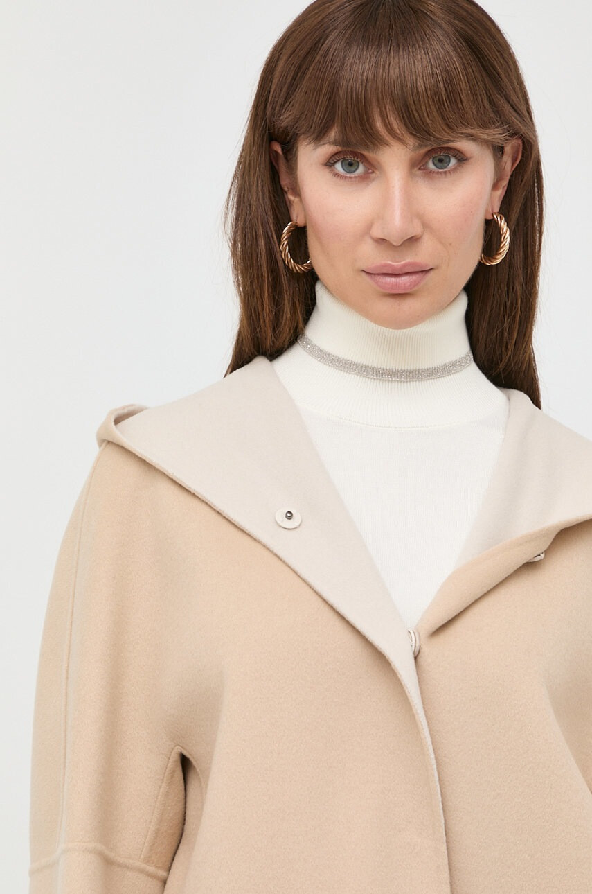Weekend Max Mara Вълнено палто с две лица - Pepit.bg