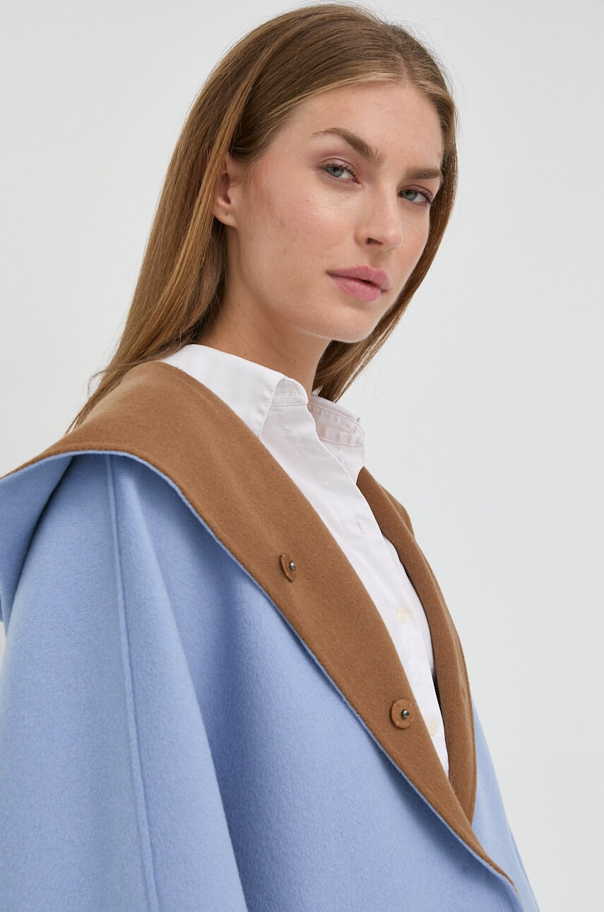 Weekend Max Mara Вълнено палто с две лица - Pepit.bg