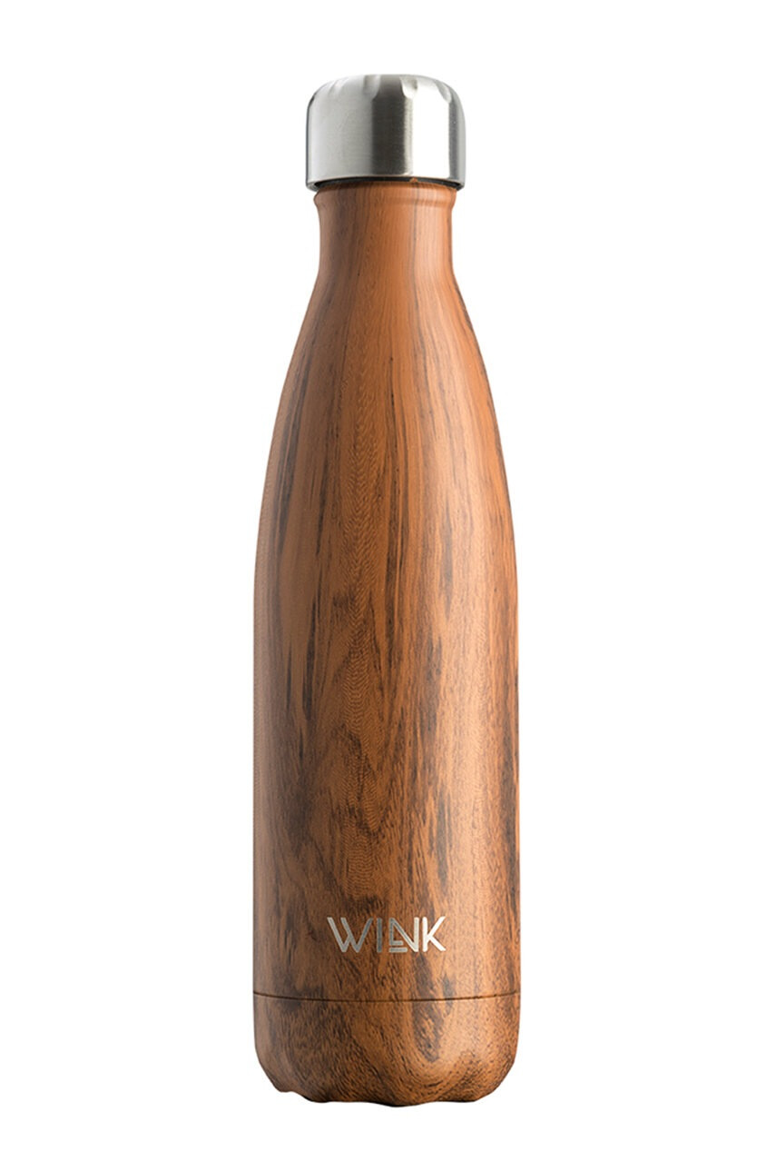 Wink Bottle Термобутилка BRIGHT 500 WALNUT - Pepit.bg