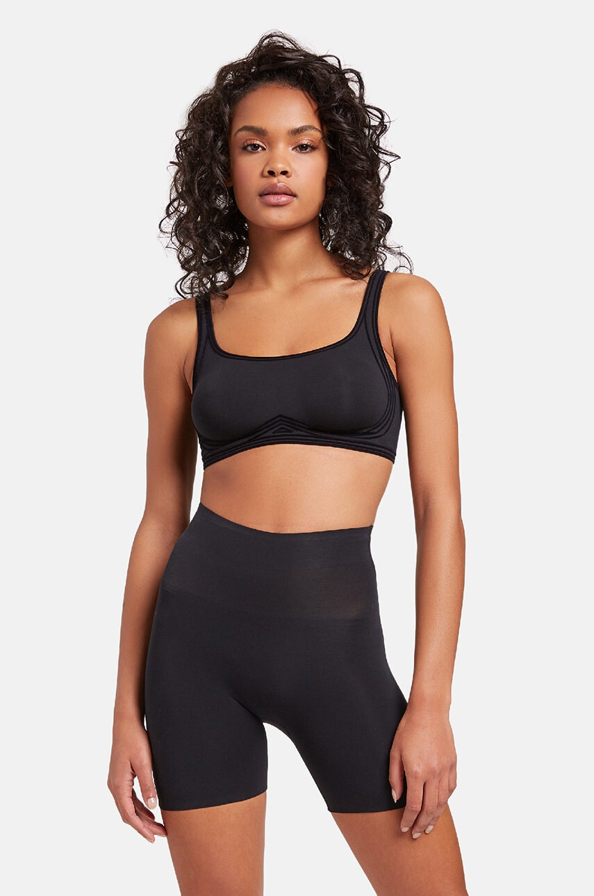 Wolford Оформящ къс клин Cotton Contour - Pepit.bg