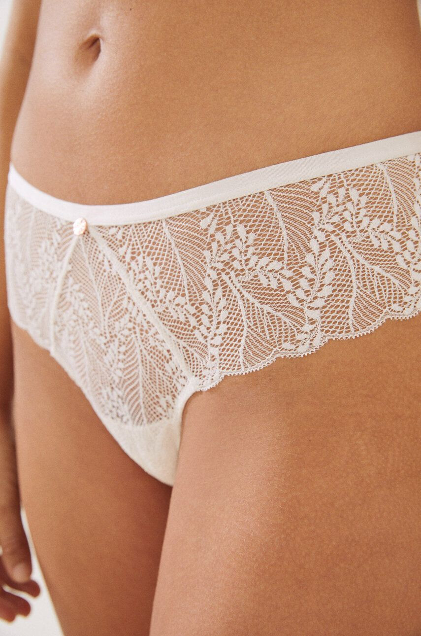 women'secret Бикини Leaf Lace Ivory - Pepit.bg