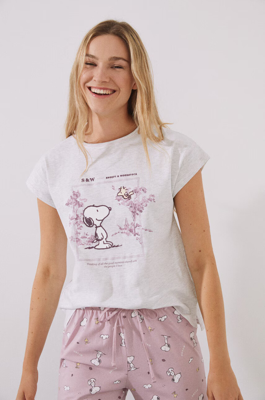 women'secret Памучна пижама Snoopy - Pepit.bg