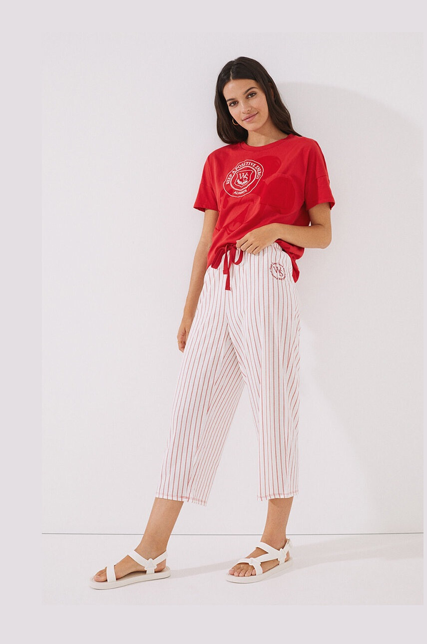 women'secret Пижама Mickey дамска в червено - Pepit.bg
