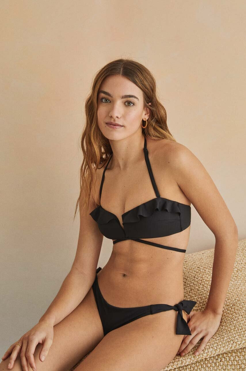 women'secret Долнище на бански BAMBOO в черно 6465383 - Pepit.bg