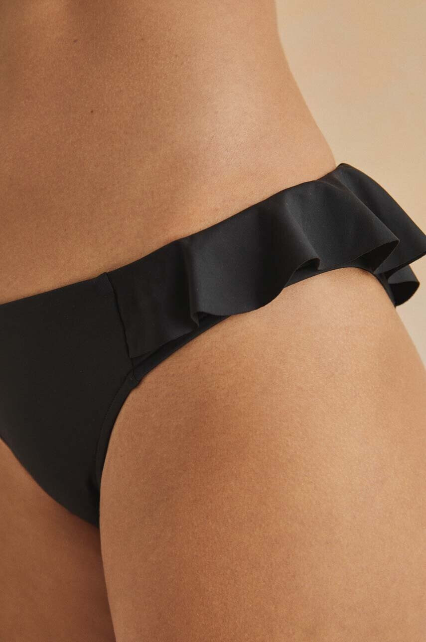 women'secret Долнище на бански BAMBOO в черно 6465377 - Pepit.bg
