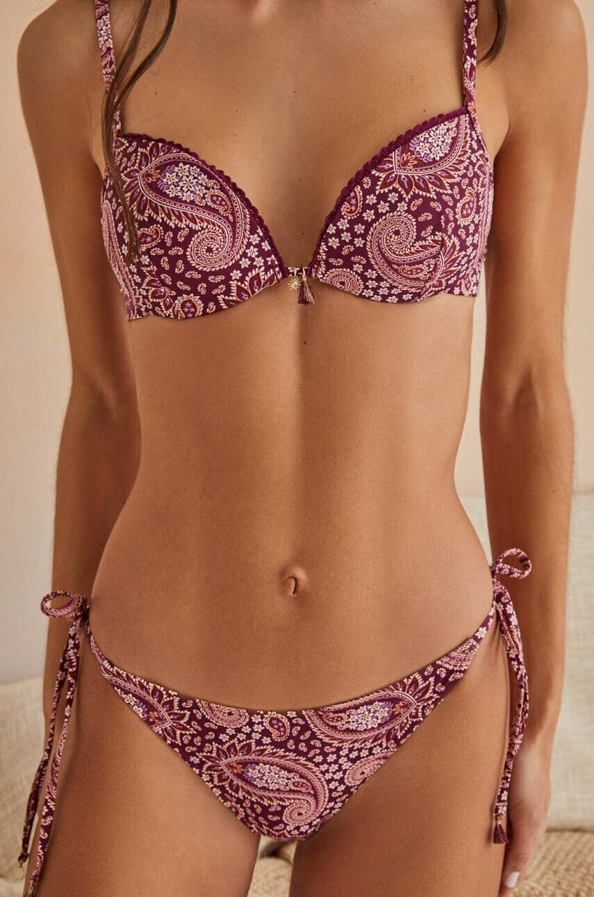 women'secret Долнище на бански FOLK SUNSET в лилаво 6465376 - Pepit.bg