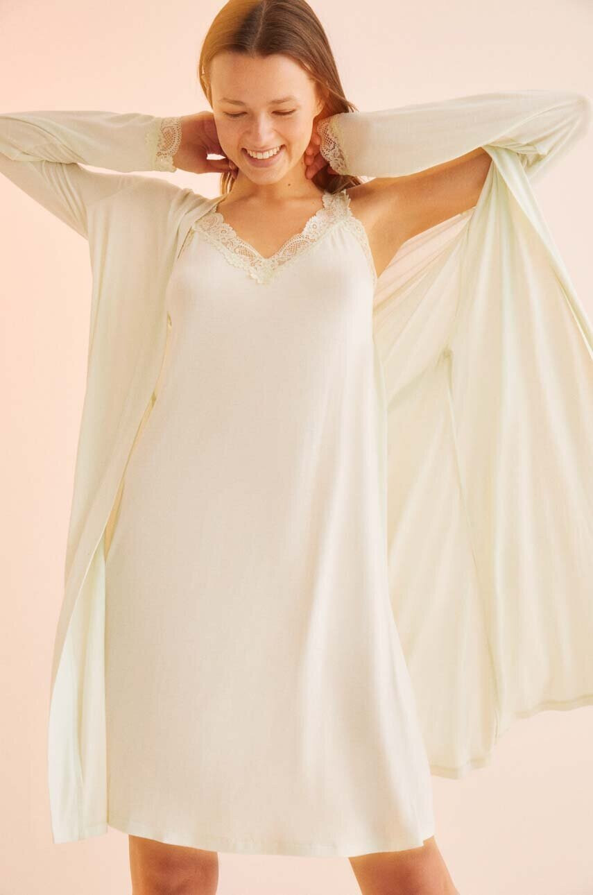 women'secret Горнище на пижама SPRING SOFT TOUCH в зелено 3235091 - Pepit.bg