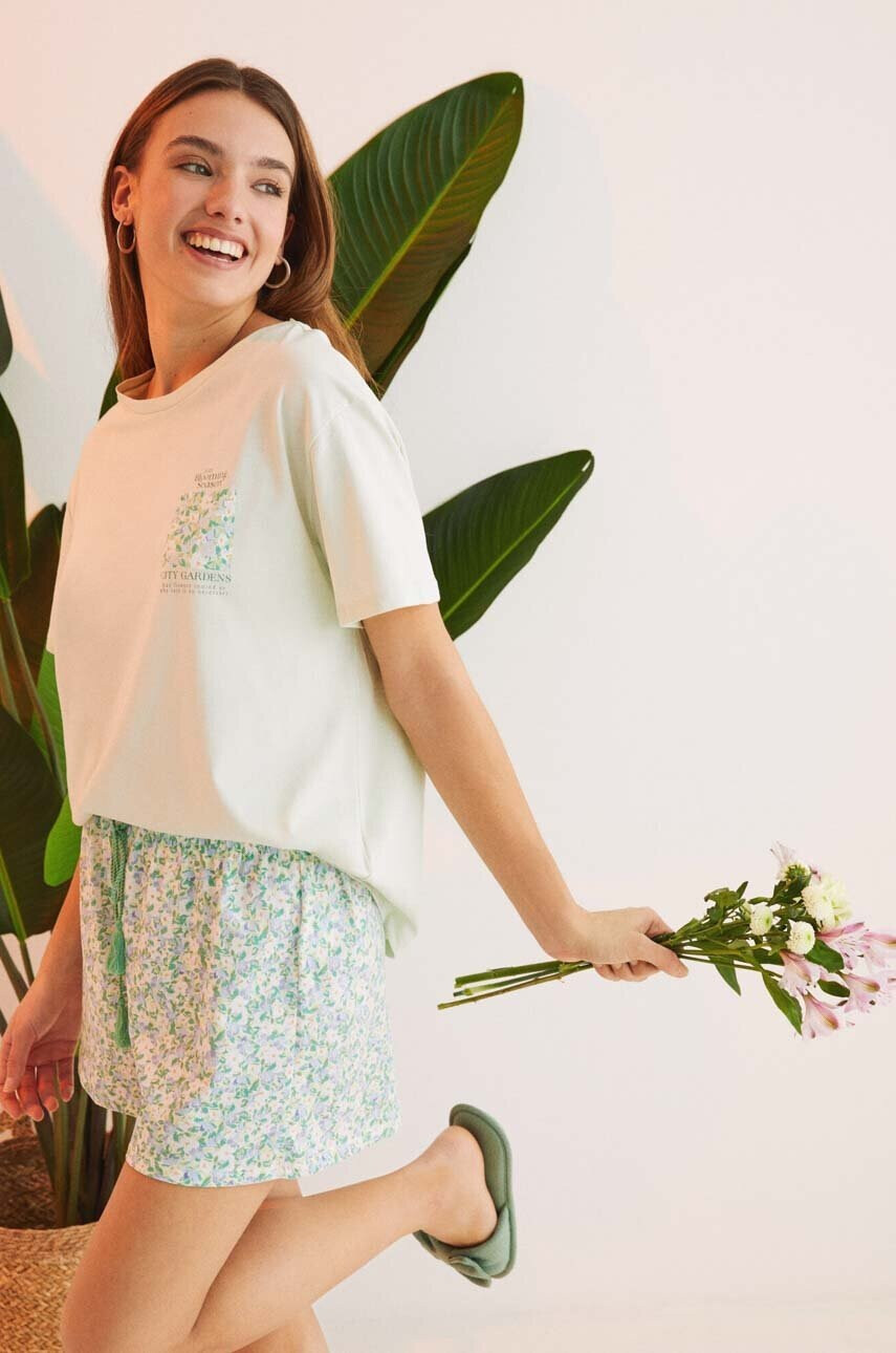 women'secret Памучна пижама DAILY BOTANICAL - Pepit.bg