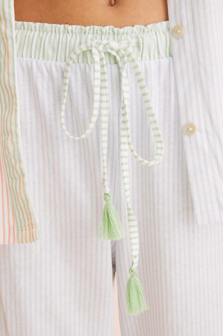women'secret Памучна пижама DAILY BOTANICAL от памук 3595877 - Pepit.bg