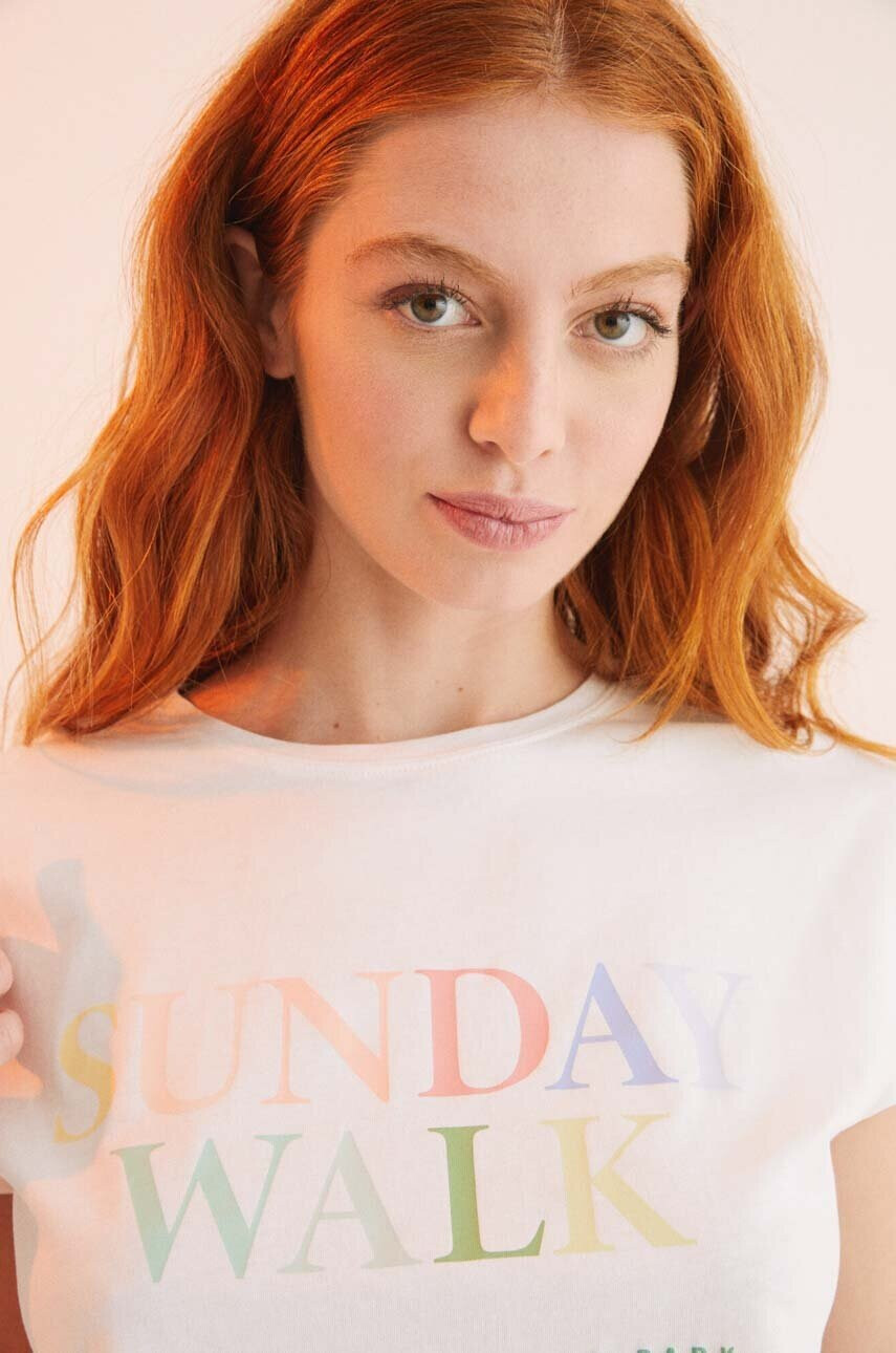 women'secret Памучна пижама DAILY BOTANICAL от памук 3595875 - Pepit.bg