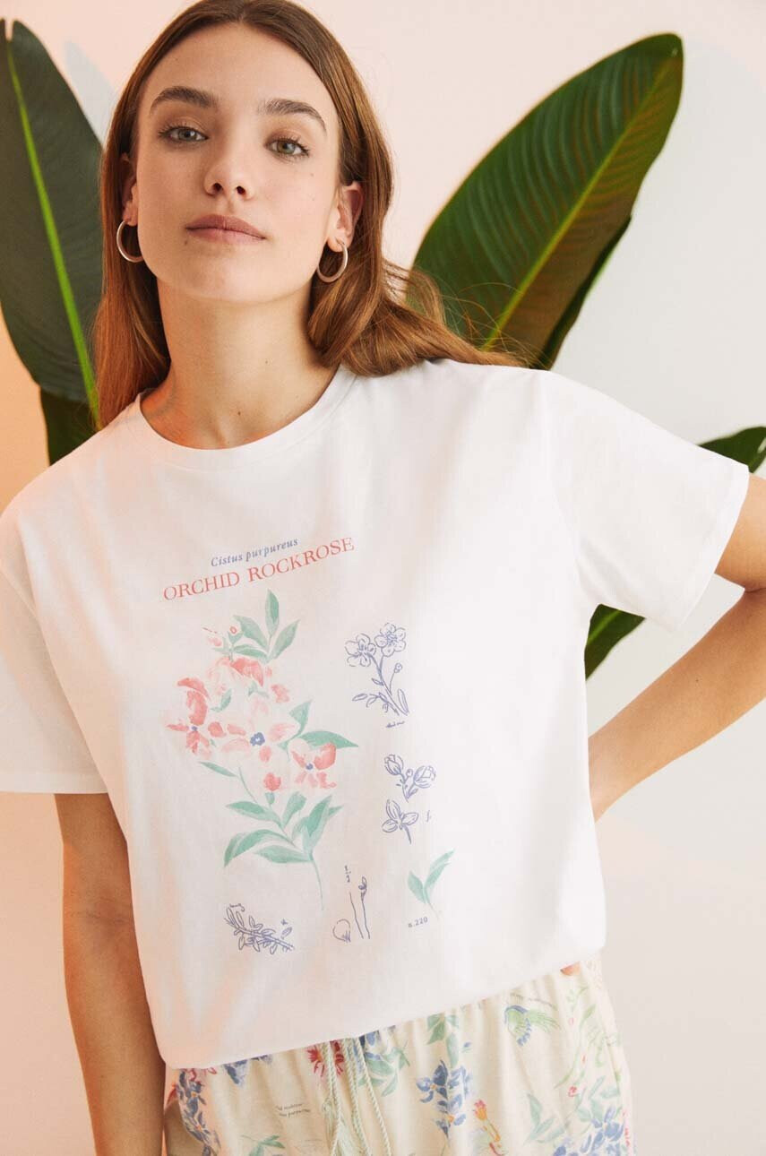 women'secret Памучна пижама DAILY BOTANICAL - Pepit.bg
