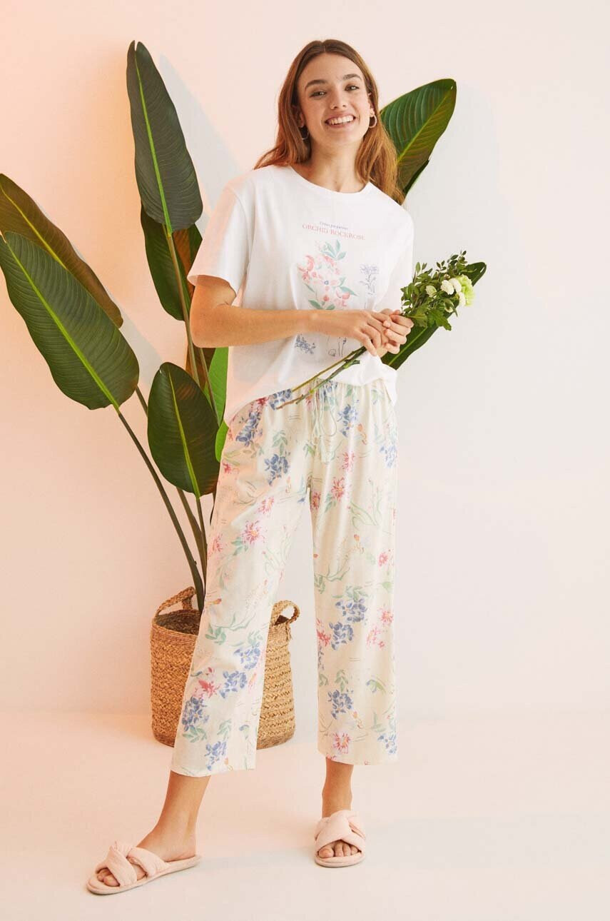 women'secret Памучна пижама DAILY BOTANICAL - Pepit.bg