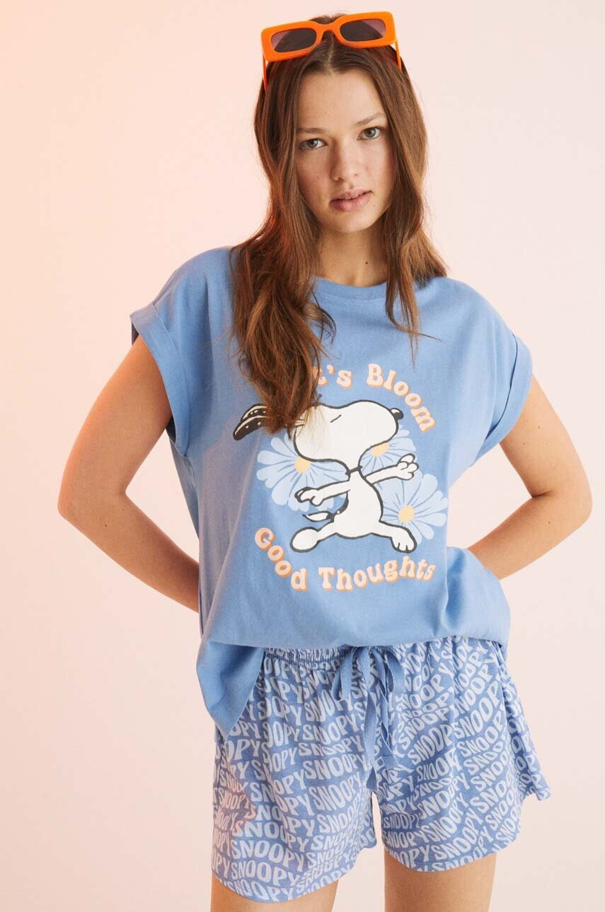 women'secret Памучна пижама Snoopy - Pepit.bg