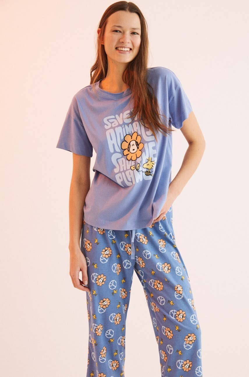women'secret Памучна пижама Snoopy - Pepit.bg
