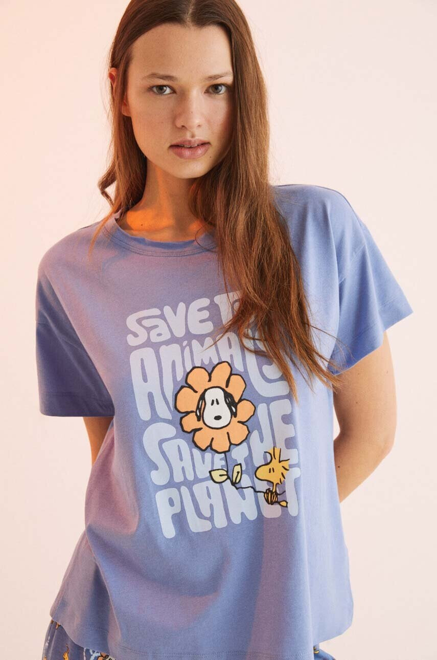 women'secret Памучна пижама Snoopy - Pepit.bg