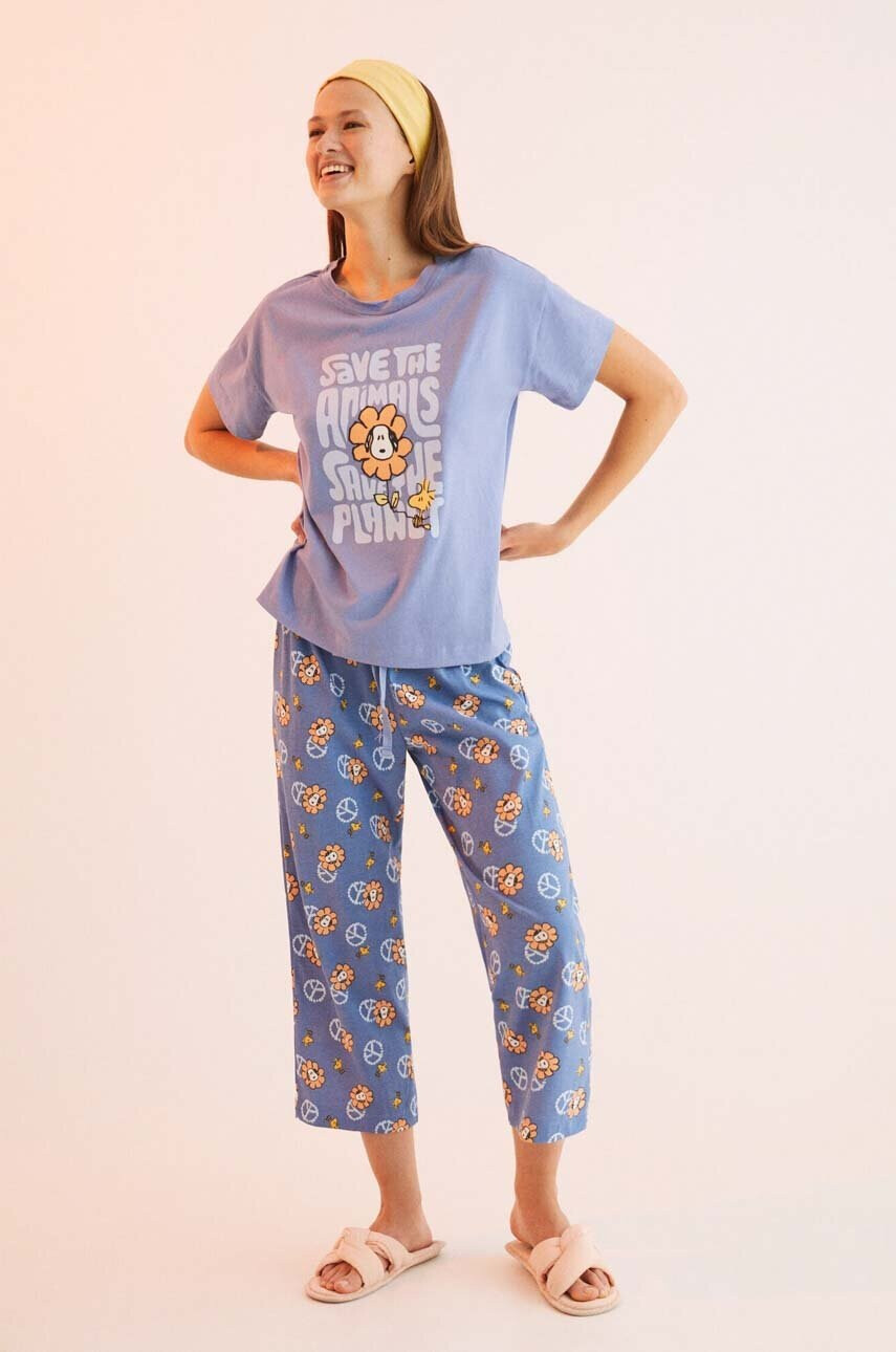 women'secret Памучна пижама Snoopy - Pepit.bg