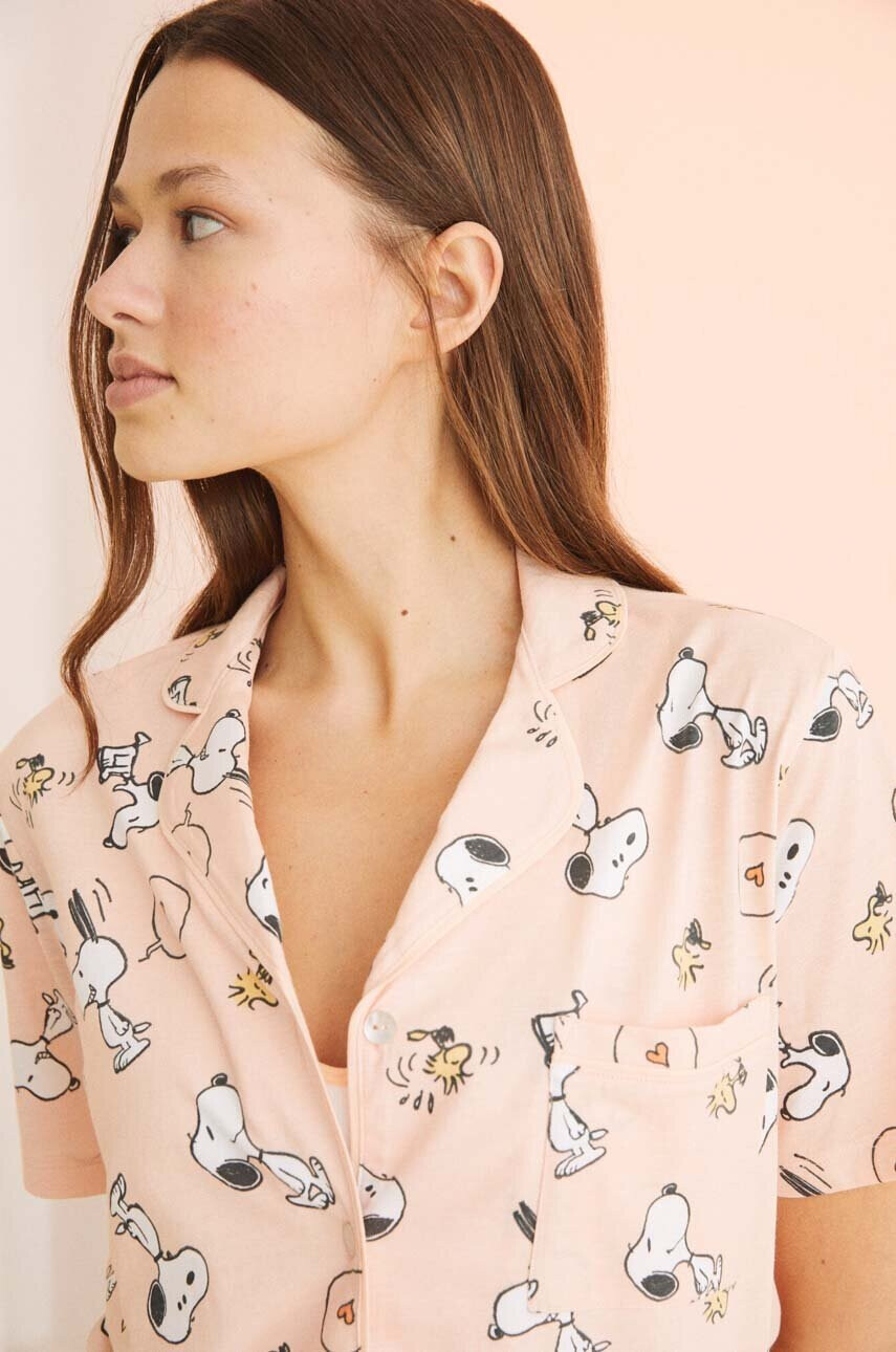 women'secret Памучна пижама Snoopy - Pepit.bg
