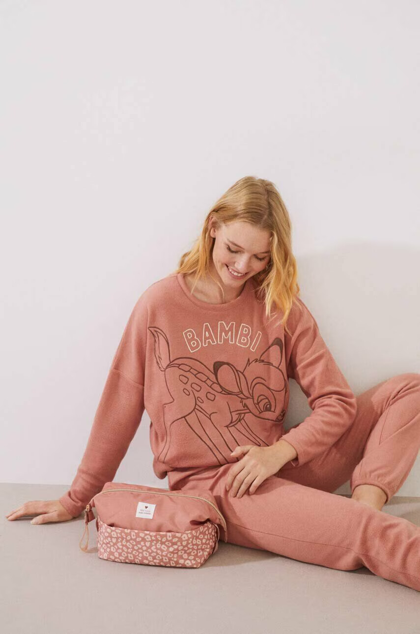 women'secret Пижама Disney дамска в розово 3135196 - Pepit.bg