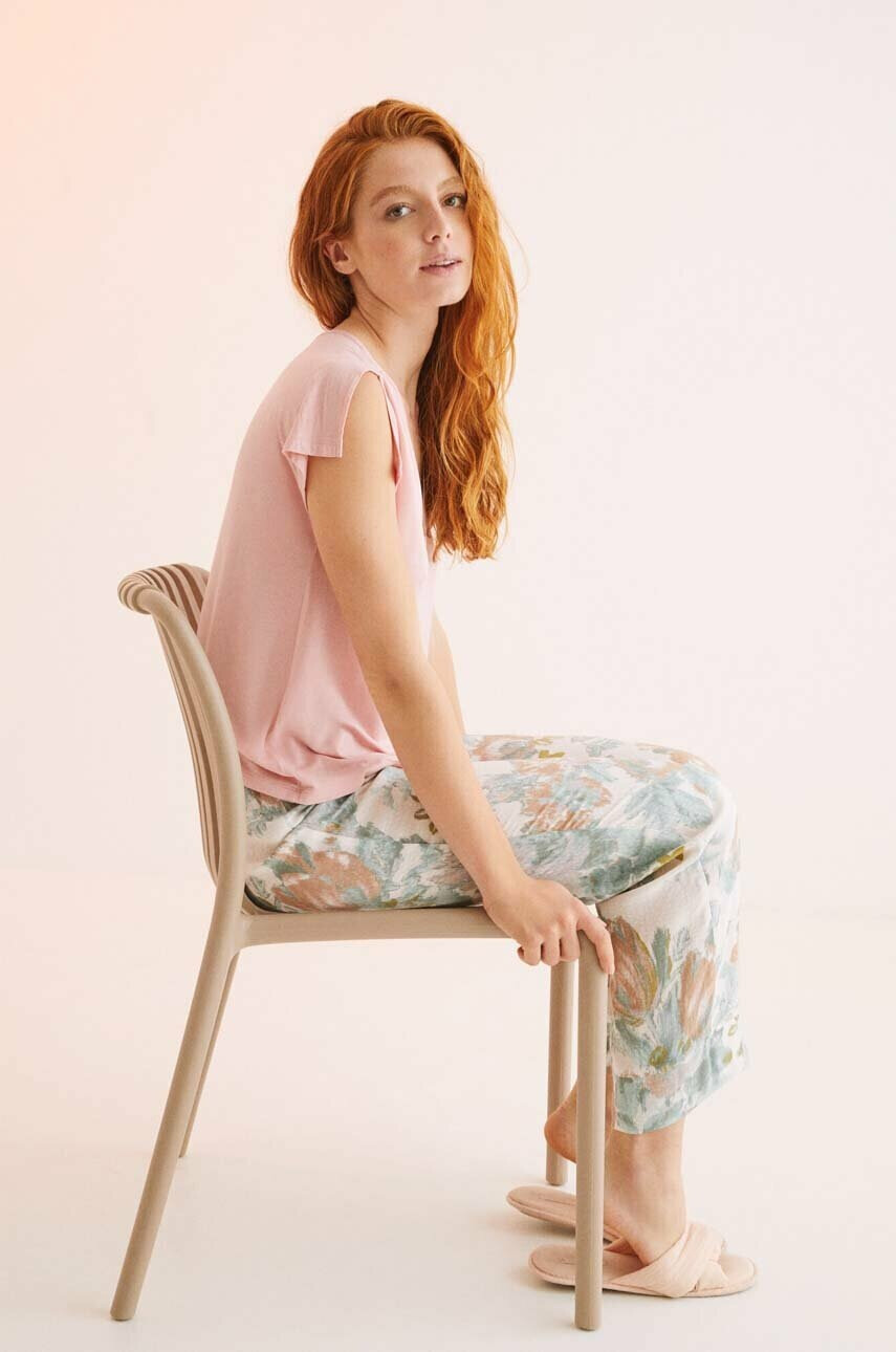 women'secret Пижама RAMADAN дамска в розово 4465791 - Pepit.bg