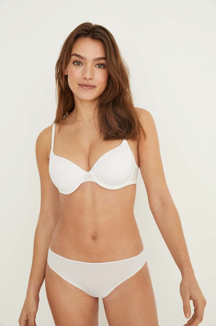 women'secret Сутиен BEAUTIFUL в бяло с изчистен дизайн - Pepit.bg