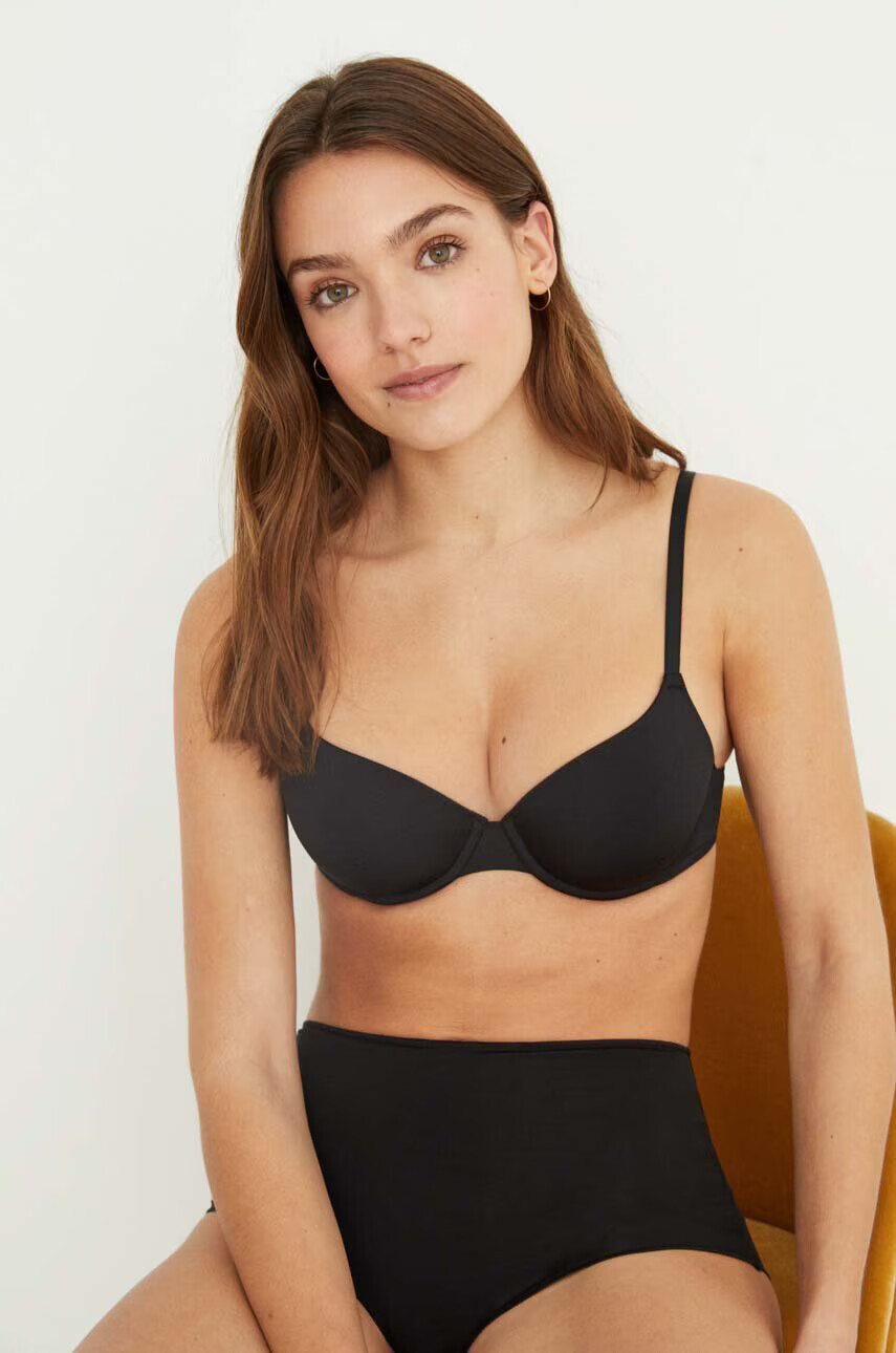 women'secret Сутиен BEAUTIFUL в черно с изчистен дизайн - Pepit.bg